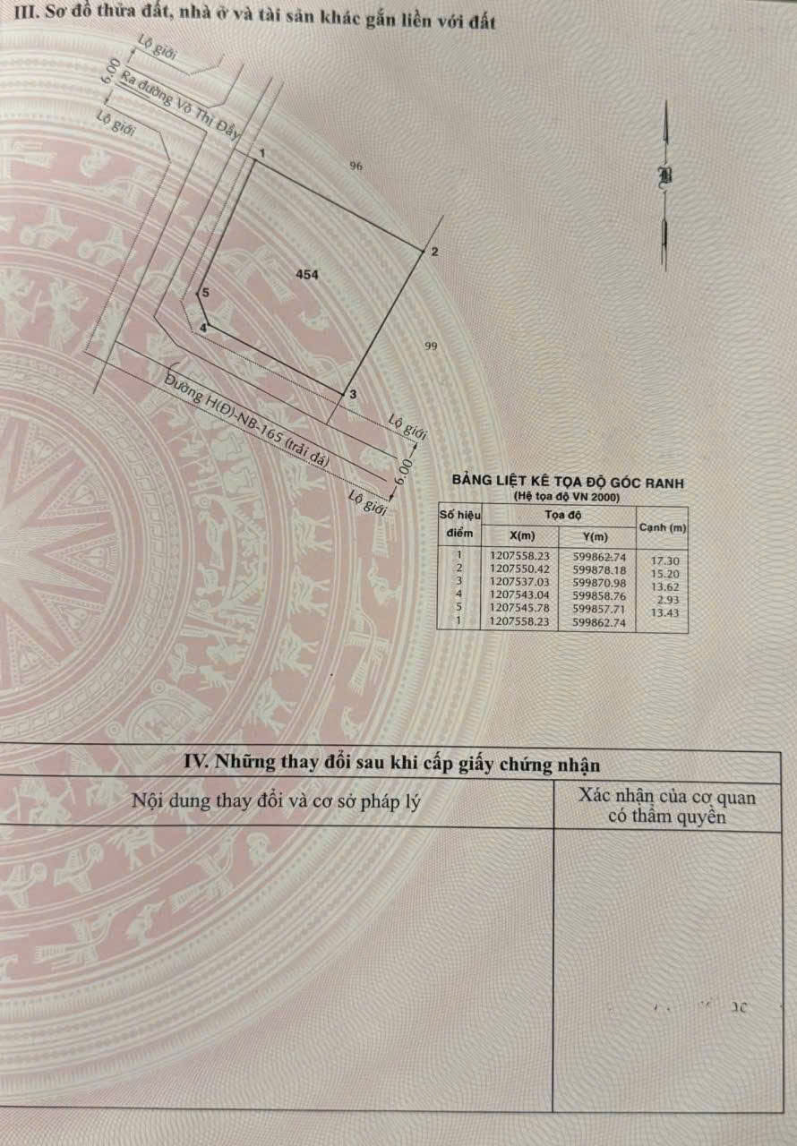 BÁN LÔ ĐẤT (15×17) LÔ GÓC 2MT ĐẸP NHỊ BÌNH (ĐÔNG THẠNH MỚI), HÓC MÔN