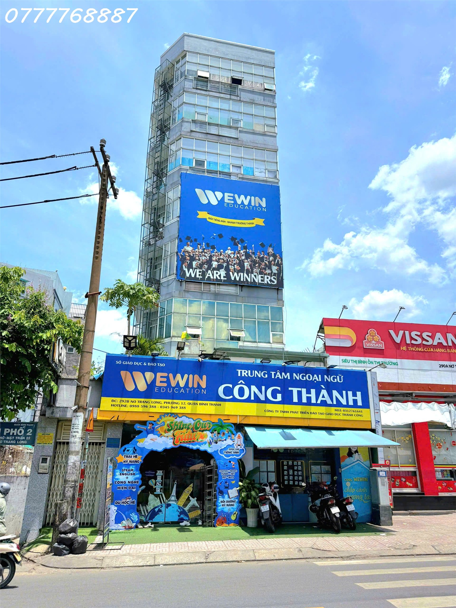 Tòa Nhà 7 Tầng Góc 2MT Nơ Trang Long, Quận Bình Thạnh HĐT 110tr/ tháng