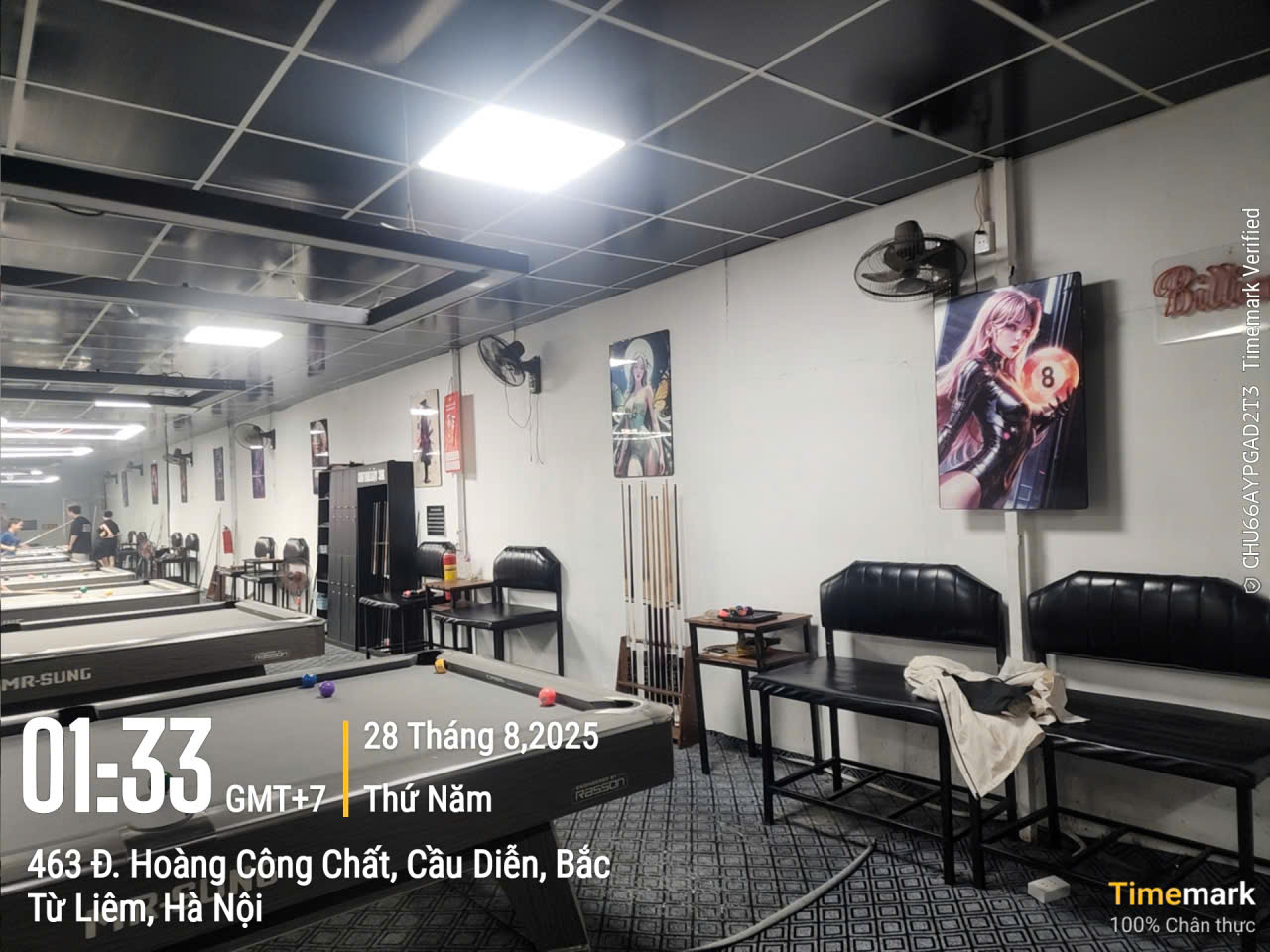 Chính chủ cần sang nhượng quán bi a địa chỉ 465 Hoàng Công Chất ngay sau Goldmark City Đường Hồ Tùng mậu