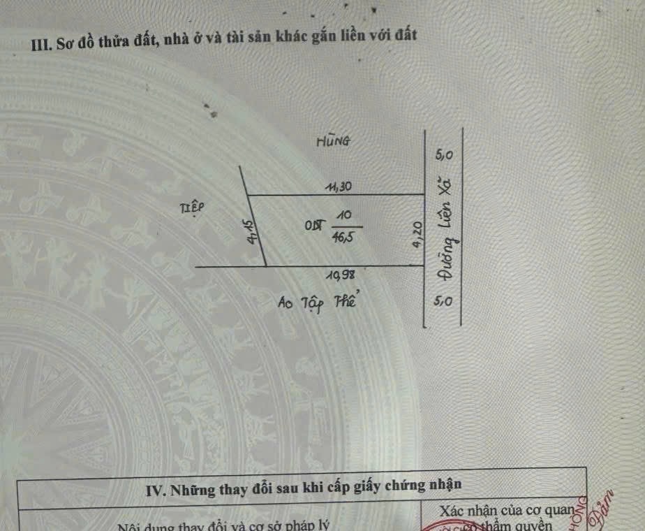 SIÊU PHẨM 46,5M TẠI NGỌC HÒA-CHƯƠNG MỸ-HÀ NỘI