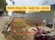 SIÊU PHẨM TRỤC CHÍNH KINH DOANH 99,8M TẠI ĐÔNG YÊN-QUỐC OAI-HÀ NỘI