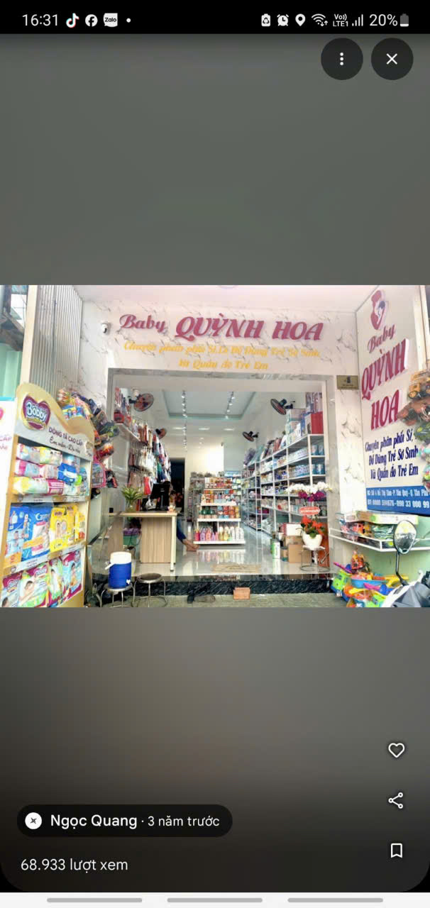 Bán Nhà Mặt Tiền 4 Đỗ Thị Tâm, Tân Sơn Nhì
