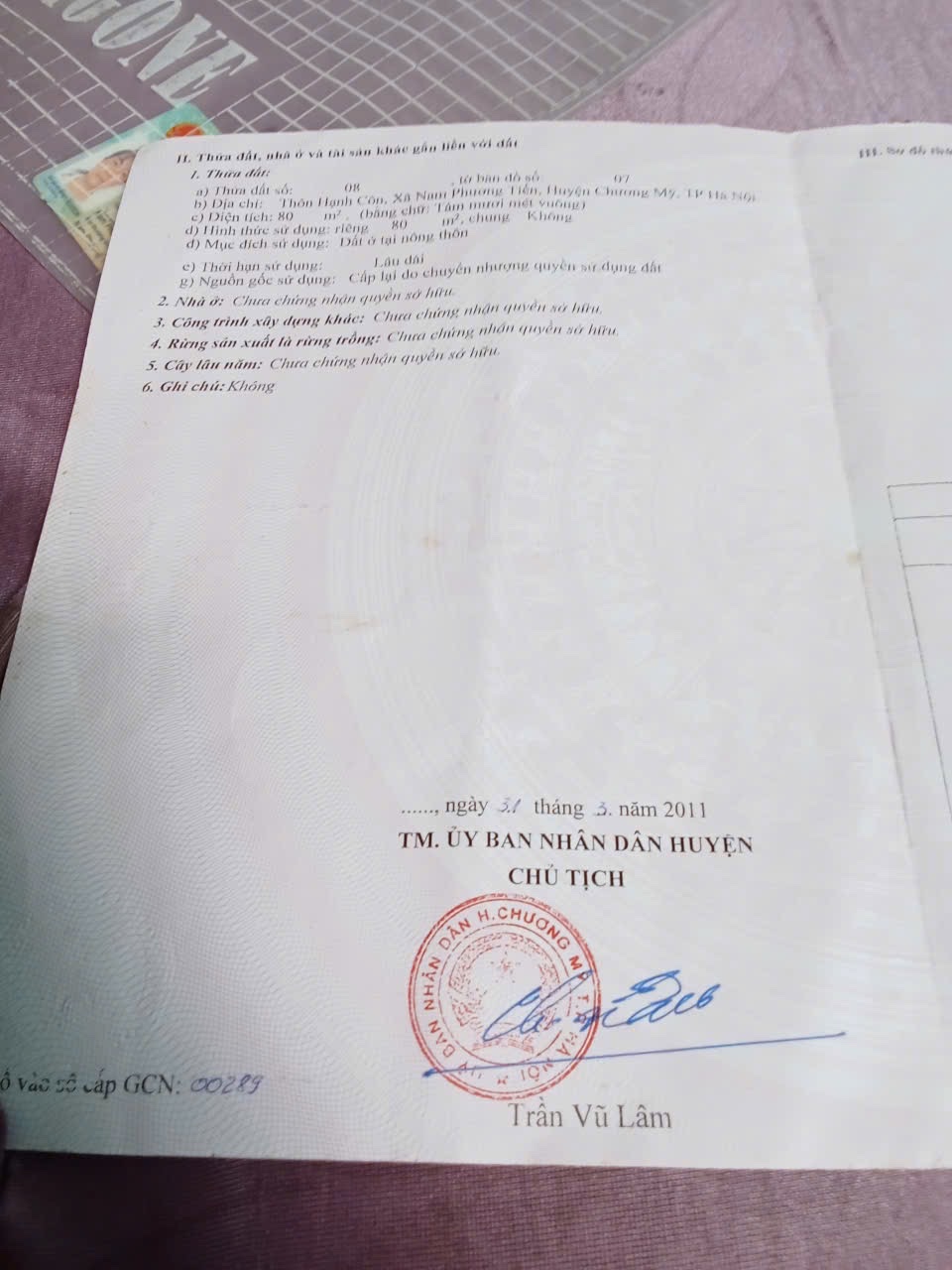 LÔ ĐẤT RẺ NHẤT 80M TẠI NAM PHƯƠNG TIẾN-CHƯƠNG MỸ-HÀ NỘI