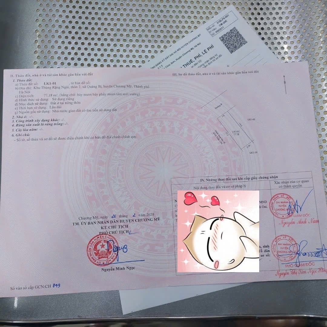 SIÊU PHẨM 77,18M TẠI QUẢNG BỊ-CHƯƠNG MỸ-HÀ NỘI