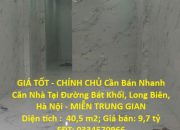 GIÁ TỐT – CHÍNH CHỦ Cần Bán Nhanh Căn Nhà Tại Đường Bát Khối, Long Biên, Hà Nội – MIỄN TRUNG GIAN