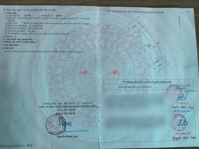 SIÊU PHẨM KINH DOANH NHÀ 2 TẦNG 96,39M TẠI KHU DỊCH VỤ ĐỒNG TÍA-TT CHÚC SƠN-CHƯƠNG MỸ-HÀ NỘI